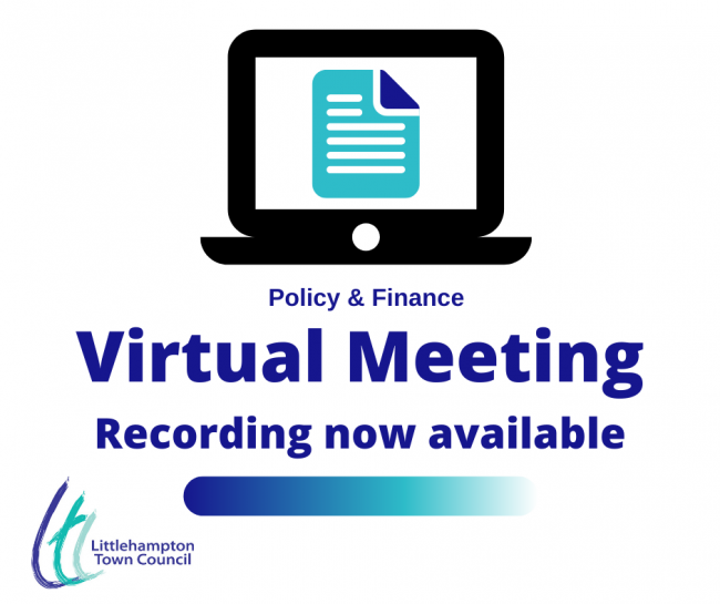 Virtual meeting policy and Finance Recording Available