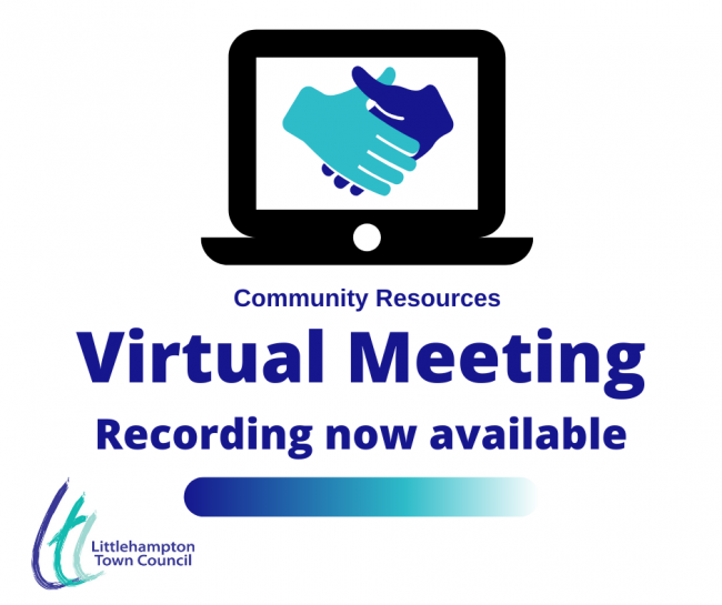 Virtual meeting Community Resources recording available