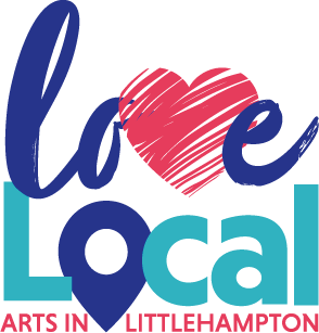 Love Local Arts in Littlehampton logo.