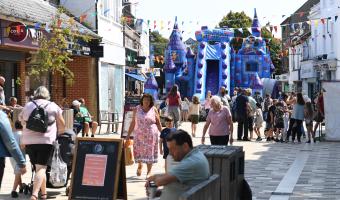 Busy Summer High Street 2025
