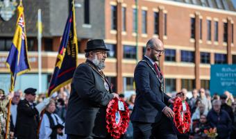 Remembrance Sunday at Littlehampton War Memorial