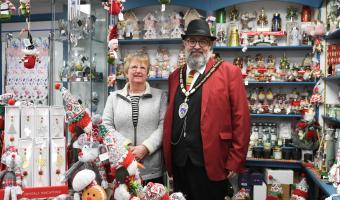 Mayor of Littlehampton at Small Business Saturday