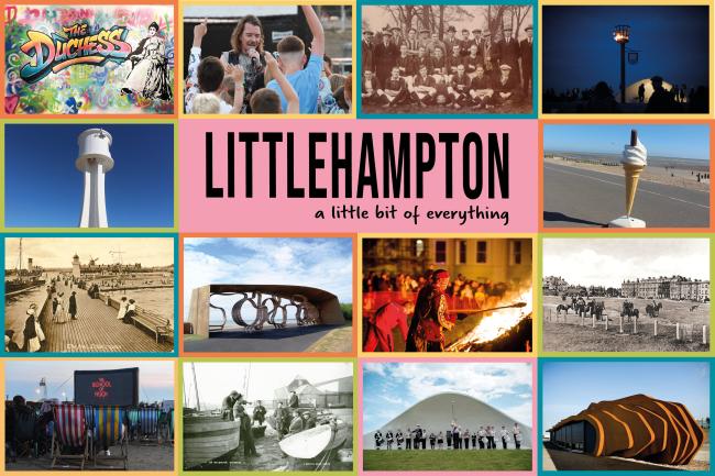 postcard of littlehampton